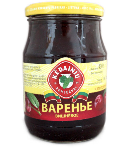 Варення вишневе, 430 г