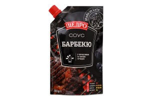 Соус с черносливом и чорной горчицей Барбекю Щедро д/п 200г