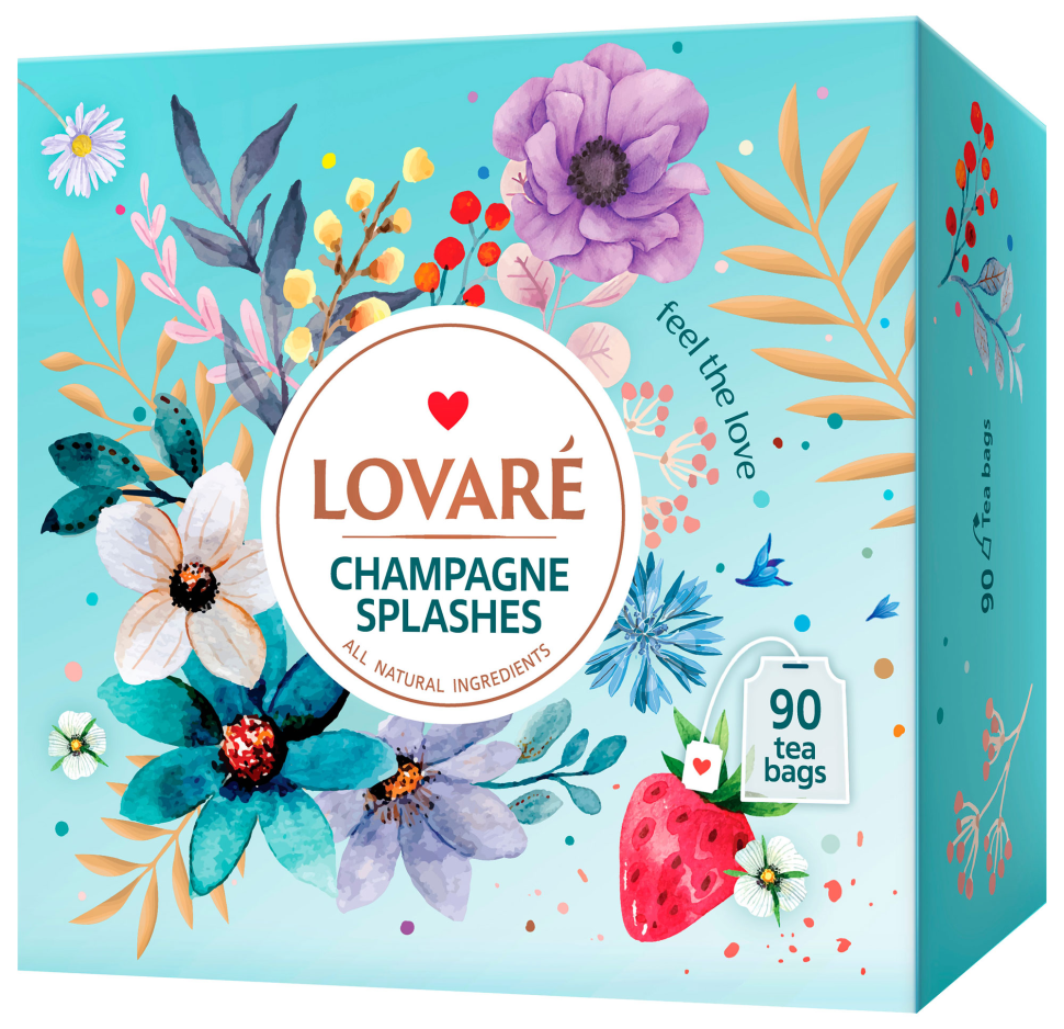 Чай LOVARE Champagne Splashes 90 пак