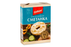 Сыр плавленый Сметанка 55%