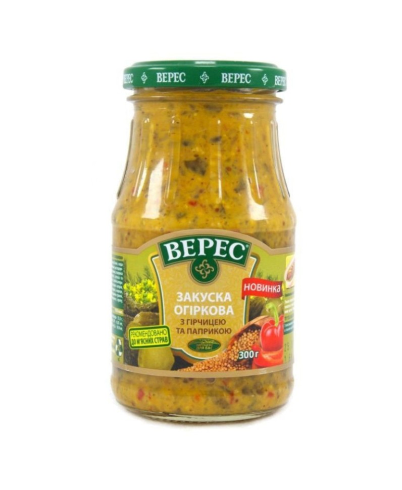 Zakus de pepino Veres con mostaza y pimentón 300g