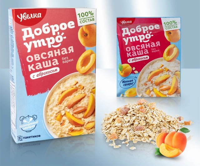 Copos de avena con sabor a albaricoque 200g