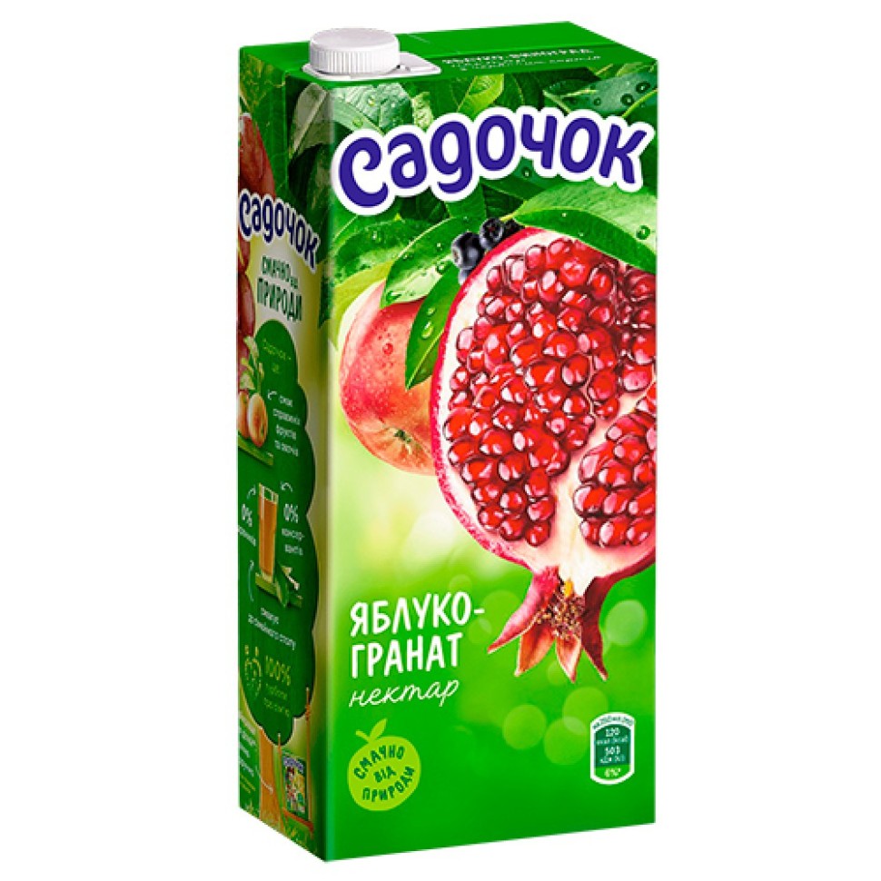 Нектар Садочок Яблочно-гранатовый 0,95 л