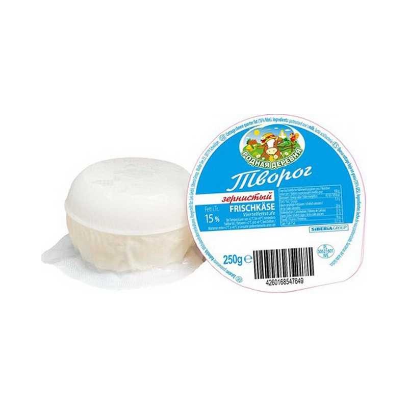 Творог  Родная деревня 15%  250г