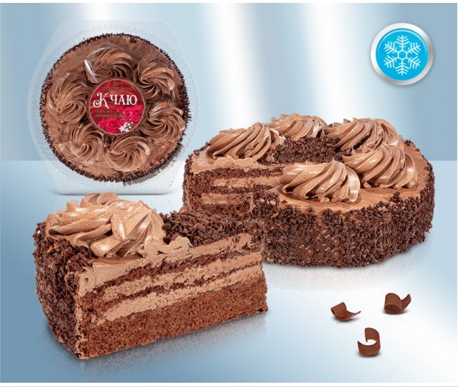 Tarta de chocolate "Para el té" con cacao y leche condensada 800 g