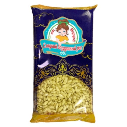 Сладкий воздушный рис, плитка, 100 г