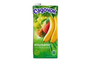 Bebida de jugo con pulpa pasteurizada Multifruit Sadochok t/p 0,95 l