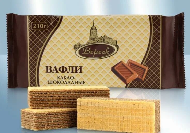 Вафли "Какао Шоколадные", 210 г
