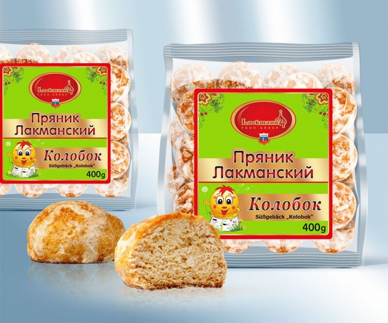 Dulce ruso. Melindres "Lackmann" kolobok, 400 g