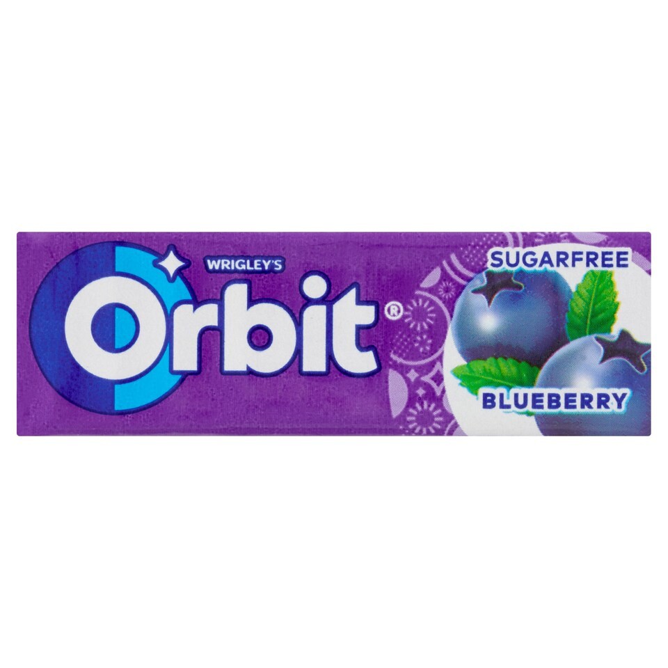 Жеватательная резинка Orbit Blueberry 14г