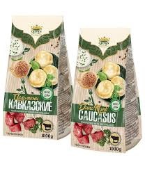 Пельмени - Kавказские Халяль, с начинкой мяса говядины 1кг