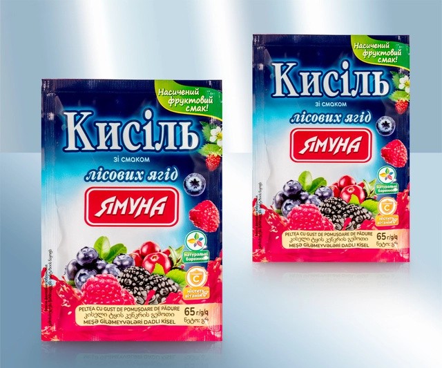 Kissel con sabor a frutos del bosque 65g