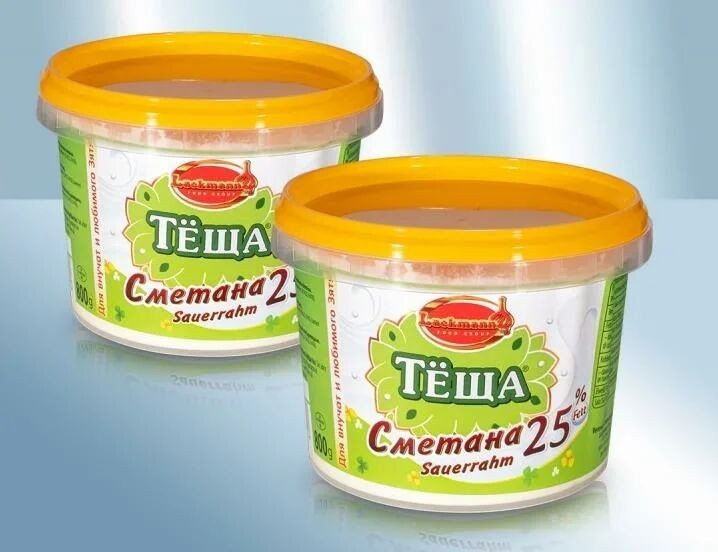 Сметана 25%, 800 г