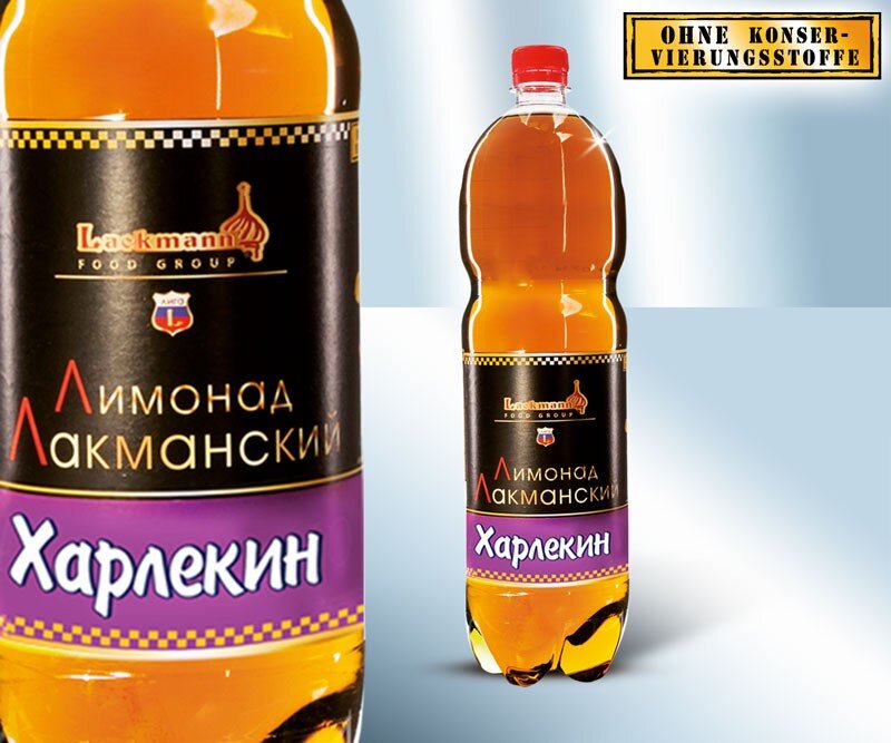 Limonada  "Harlekin" con sabor a pera, 1.5 l