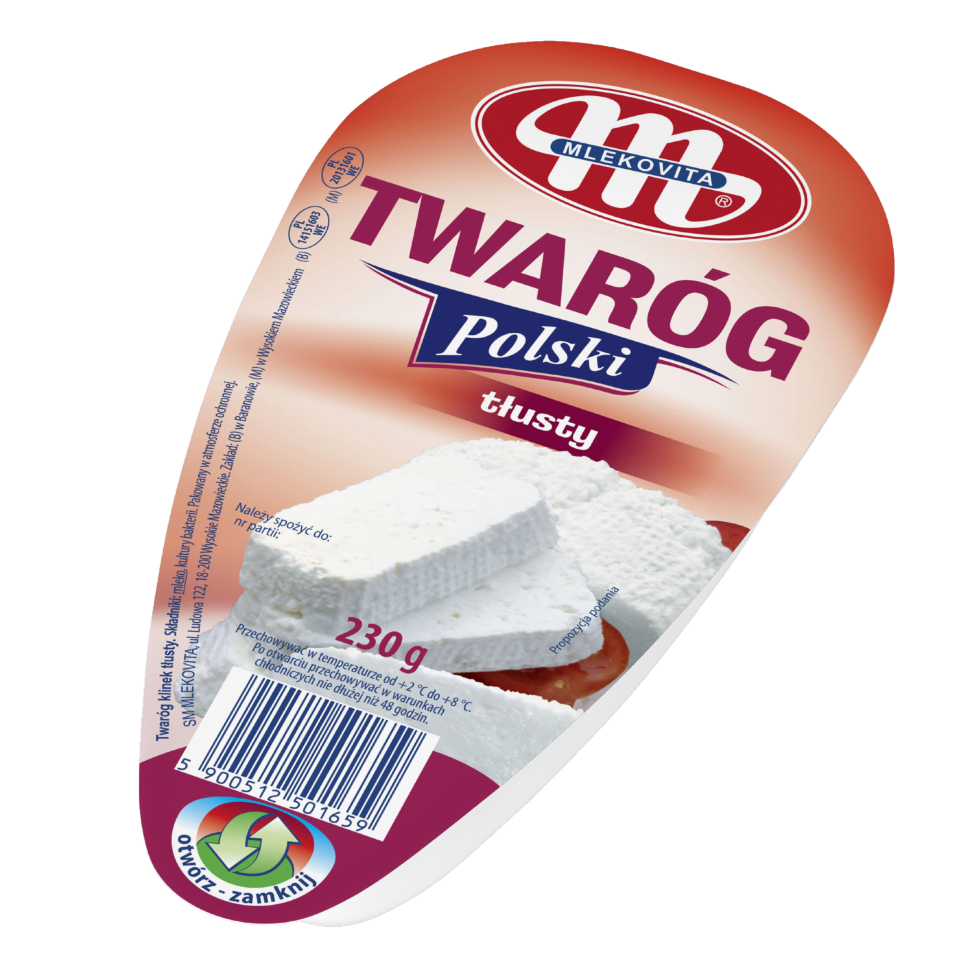 Requeson casero "MLEKOVITA" 8 % grasa, 230 g
