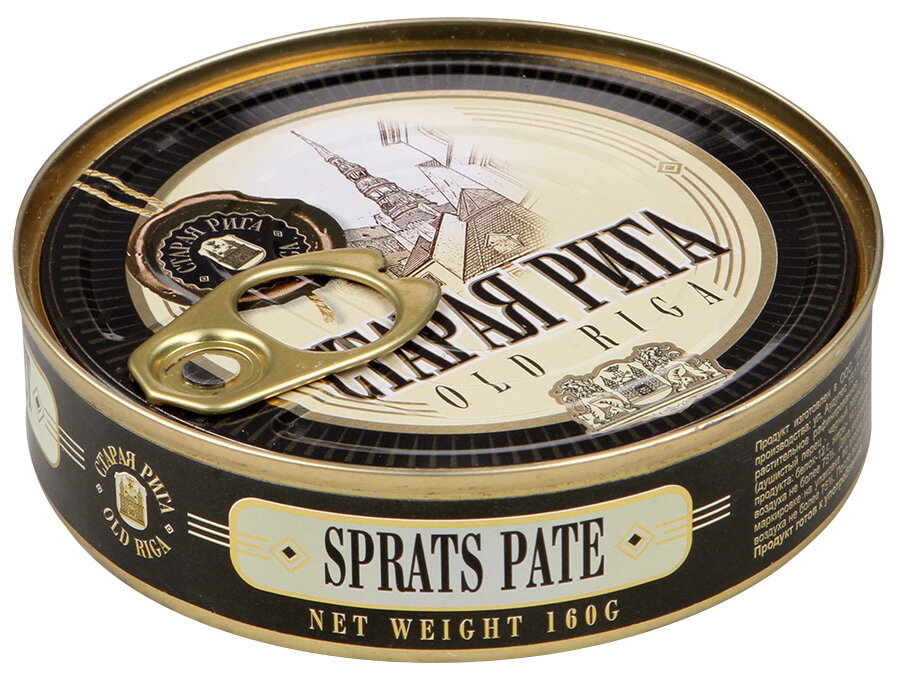 Patê de espadilha "Old Riga", 160 g