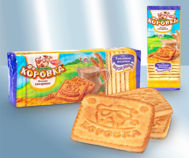 Печенье со вкусом теплёного молока 375г