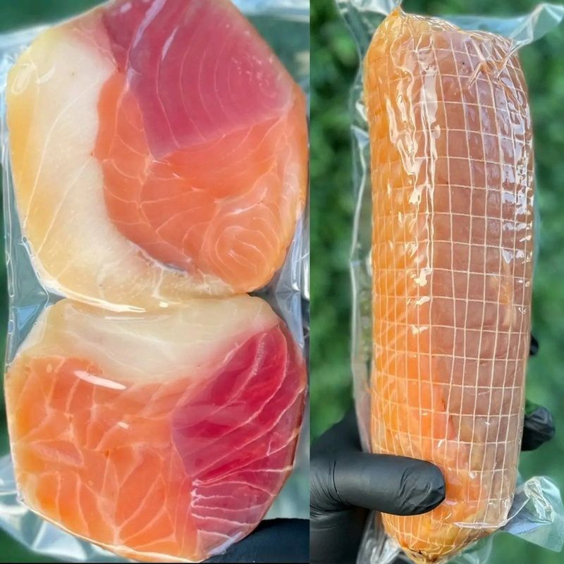 Rollo de salmón pez mantequilla atún 150g