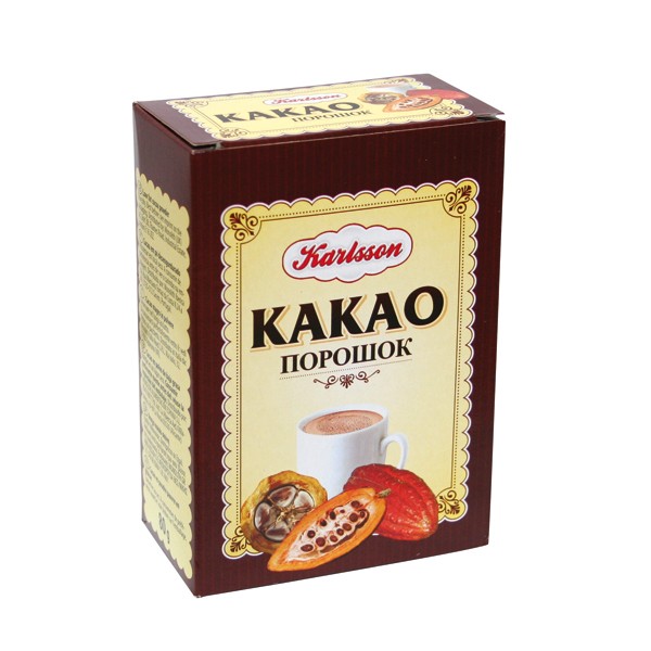 Какао порошок обезжиренный, 80 г