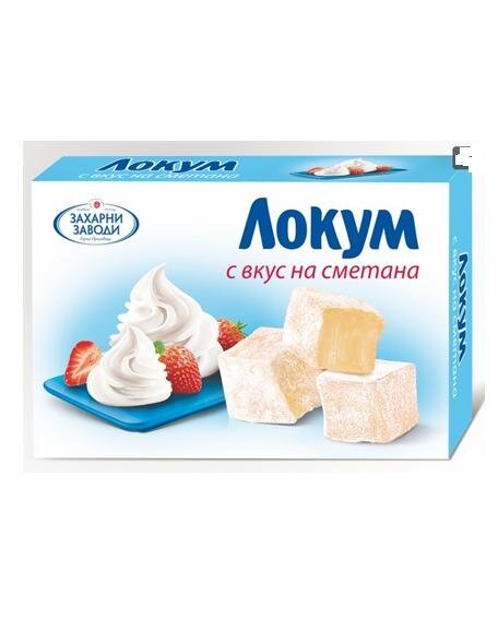 Doce russo. Sabor de creme de Locum, 140 g