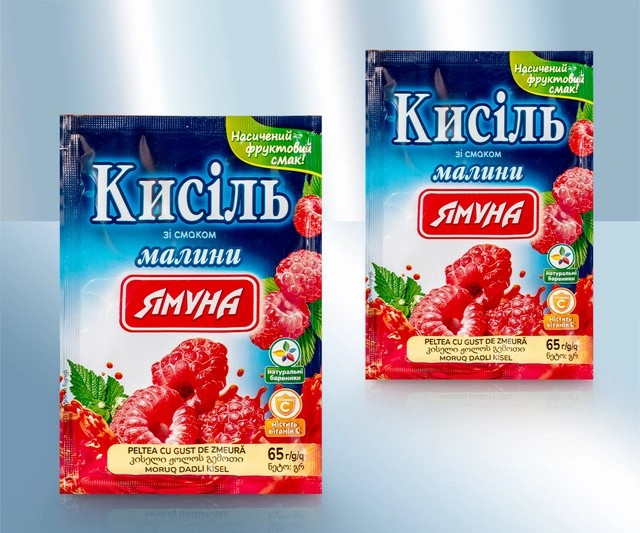 Kissel con sabor a frambuesa 65 g