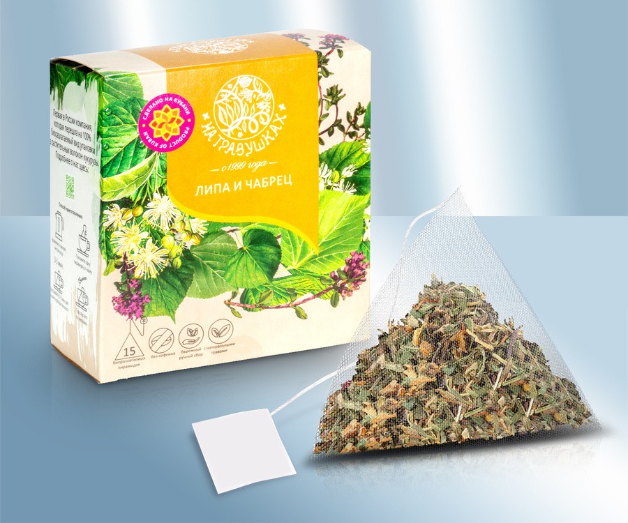 Té de flor de tilo con tomillo 30 g