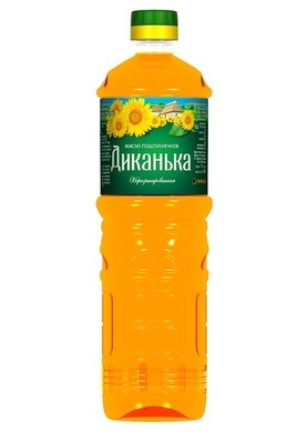 Масло подсолнечное "Диканька", 1 л