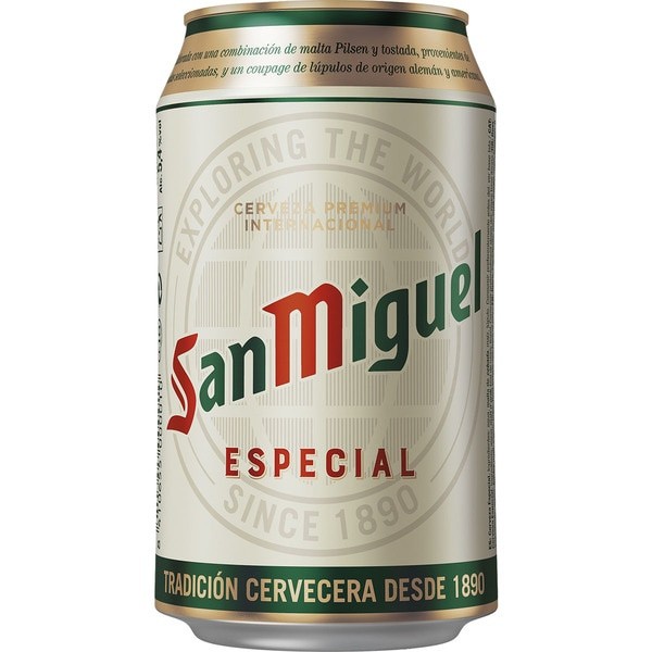 Пиво San Miguel Алюминиевая банка 33 cl.