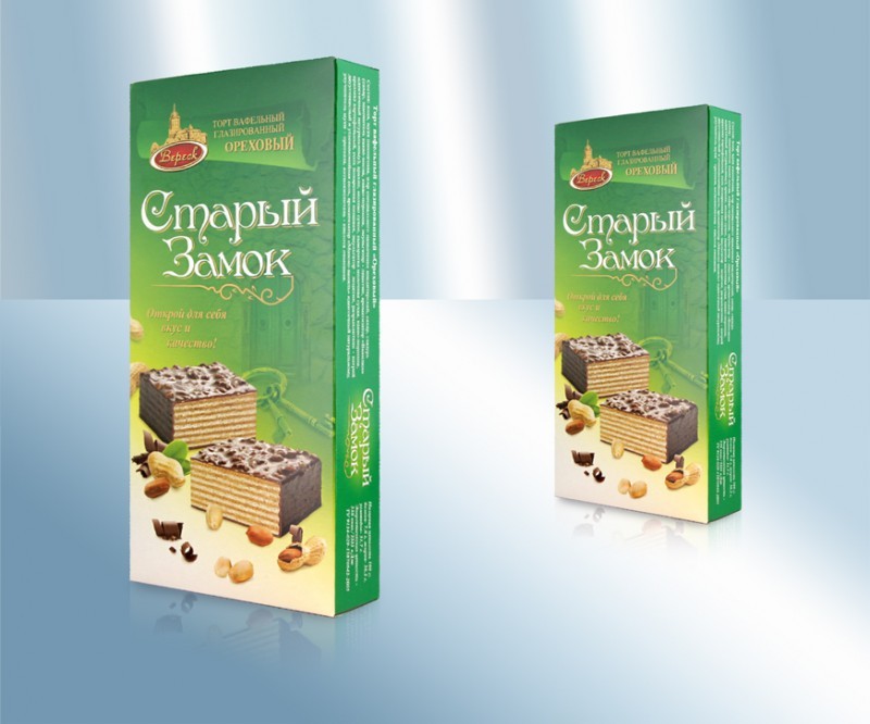 Торт вафельний "Горіховий", 250 г
