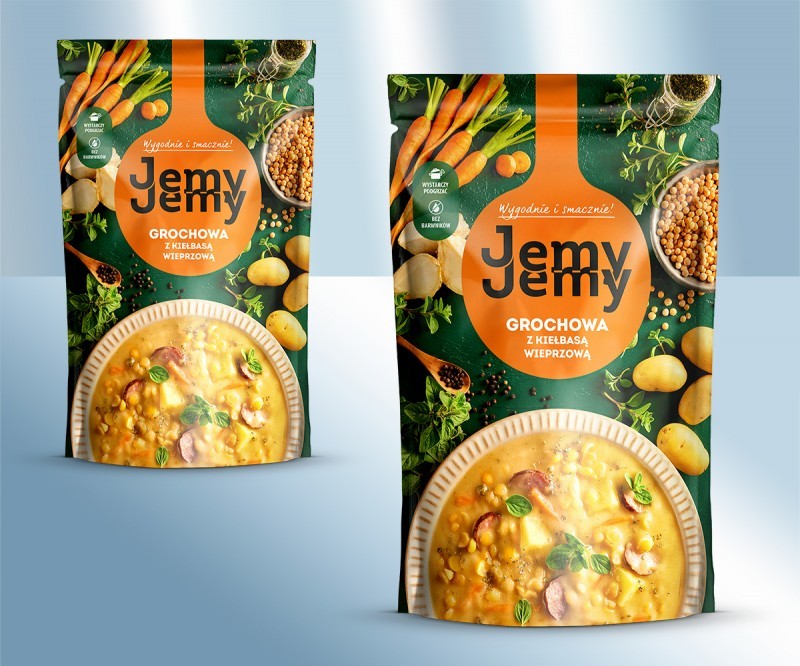 Sopa de ervilha "Profi" com chouriço 450g
