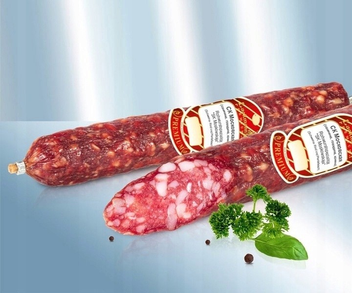 Linguiça defumada não cozida Moscou "Lackmann" 250g