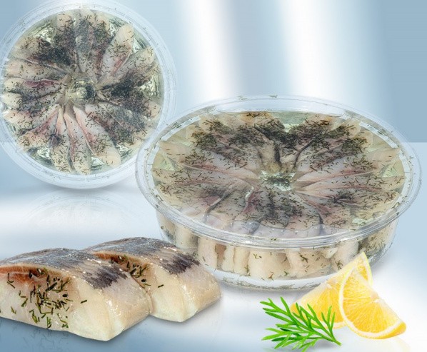 Filete de arenque en aceite con eneldo