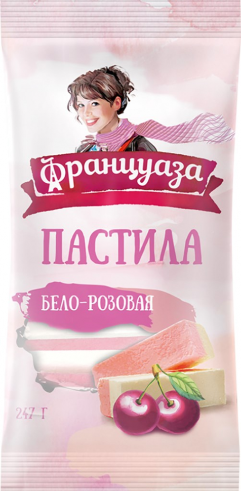 Пастила бело-розовая  Француаза 247г.