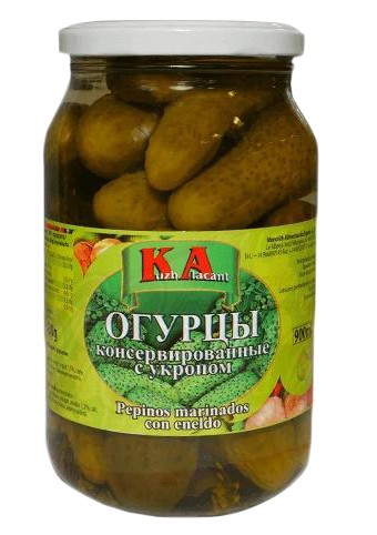 pepinos com endro 860g 