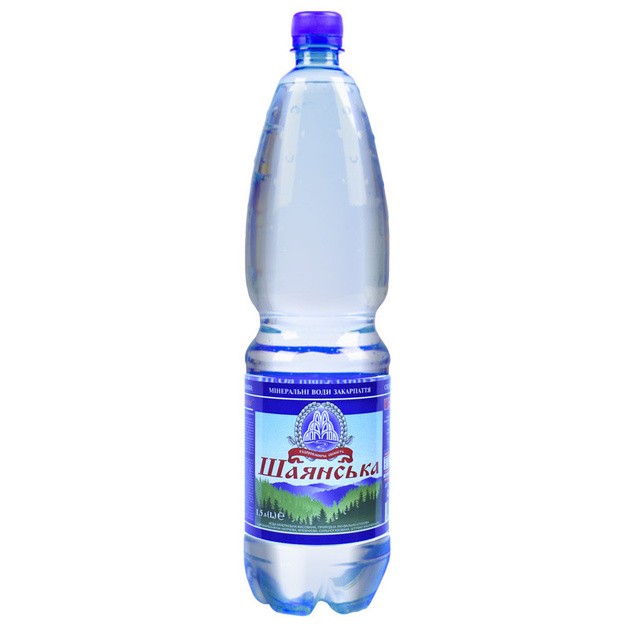Agua mineral carbonatada Shayanskaya 1,5 l