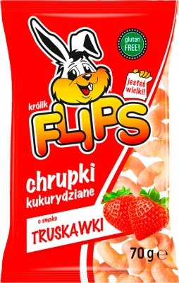 Кукурузные палочки с ароматом клубники, 70 г