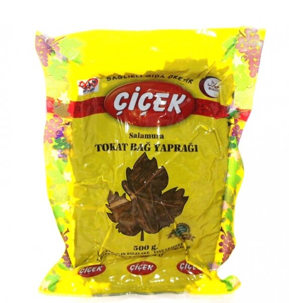 Hojas de parra para elaborar plato "dolma", 500 g