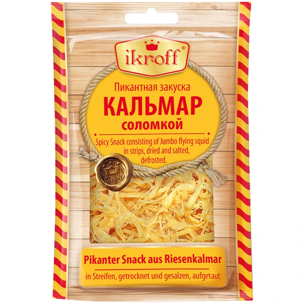 Кальмар соломкою гострий, 36 г