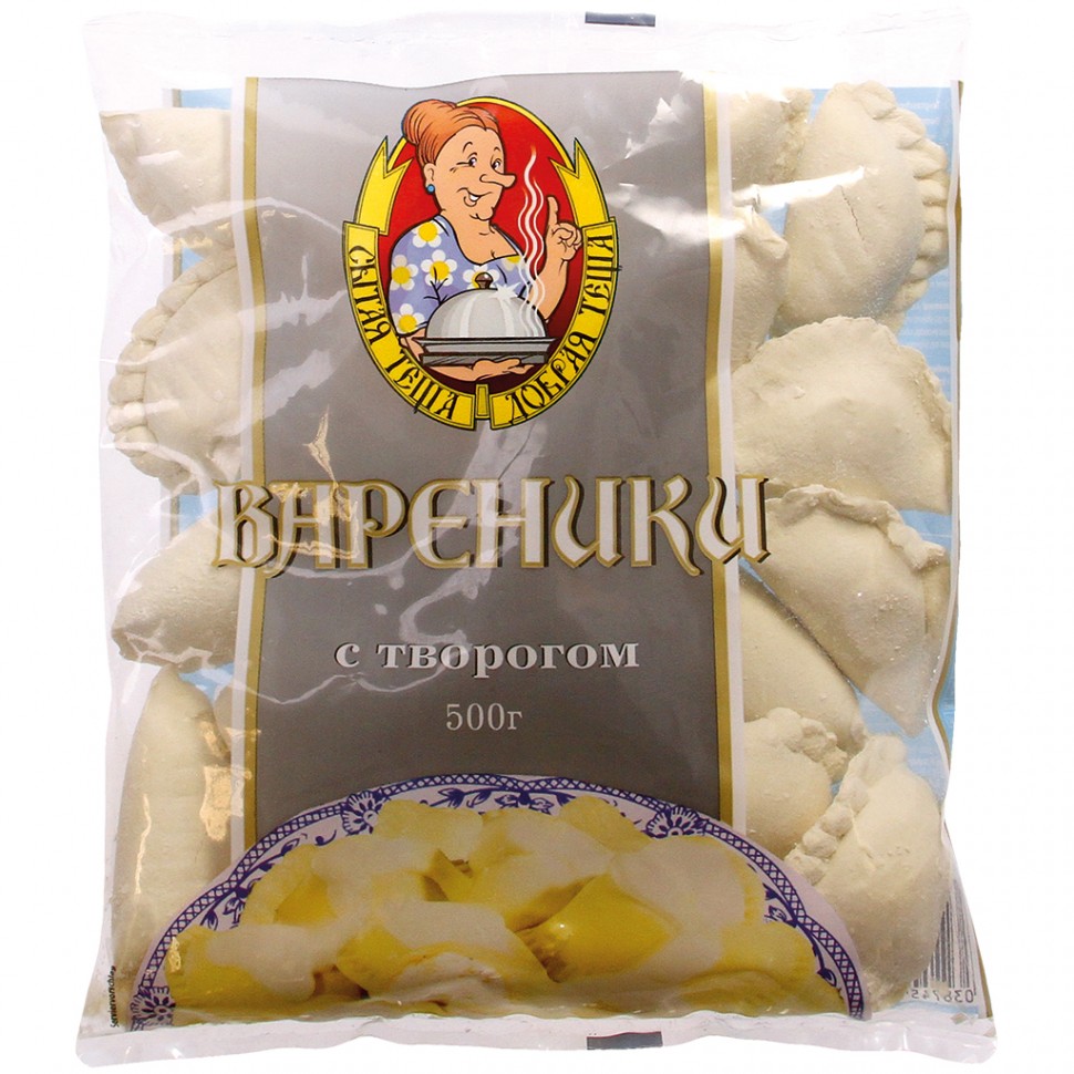 Вареники с творогом добрая тёща, 500 г