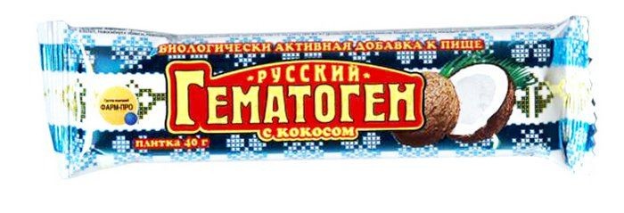 конфета гематоген кокос 40 г