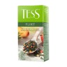 Tess Flirt té verde con aroma a fresa y melocotón blanco 25x1,5g 