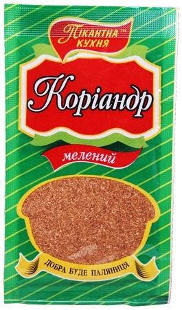 КОРІАНДР МОЛОТИЙ "ПІКАНТНА КУХНЯ", 15Г.