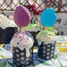 Домашний Пасхальный кулич с изюмом, клюквой и цукатами 225гг