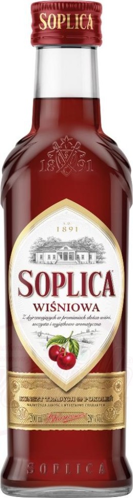 Tintura de cereza "Soplica", 28% alc0,2l