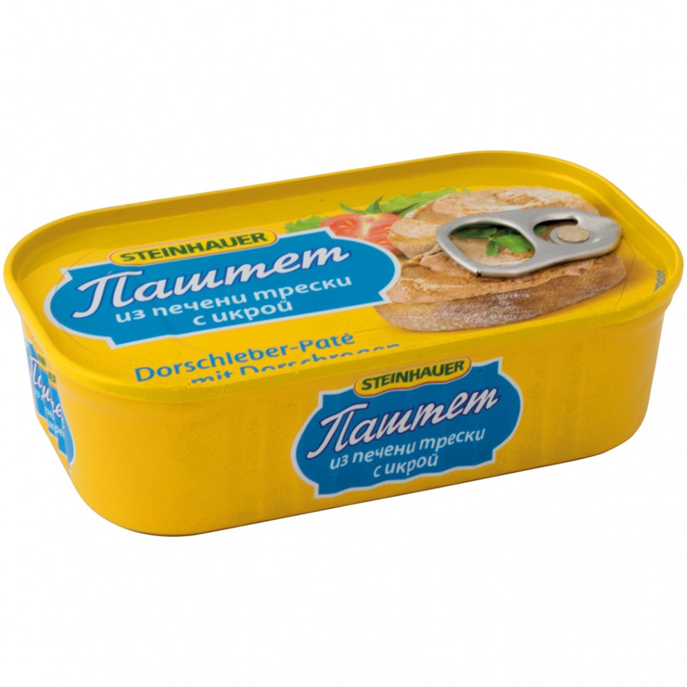 Паштет из печени трески с икрой, 115 г