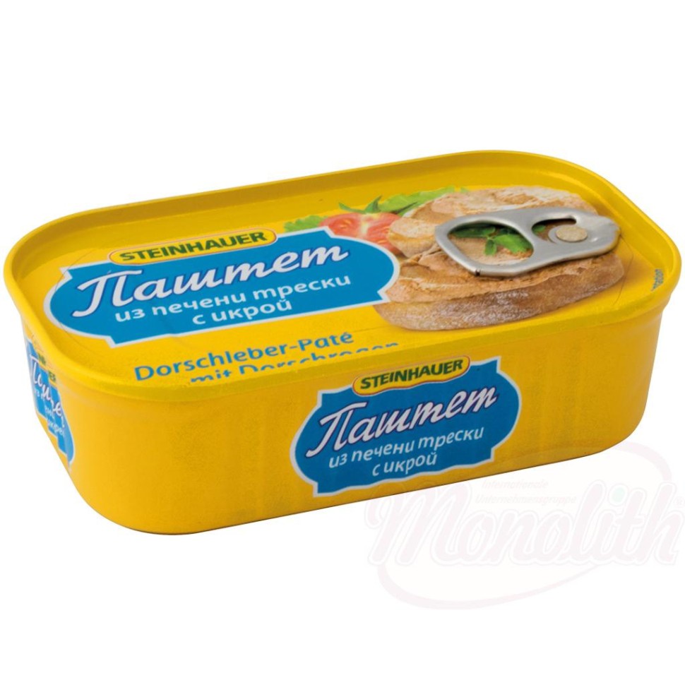 Паштет из печени трески с икрой, 115 г