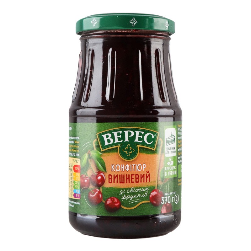 Конфитюр Верес вишневый 370 г