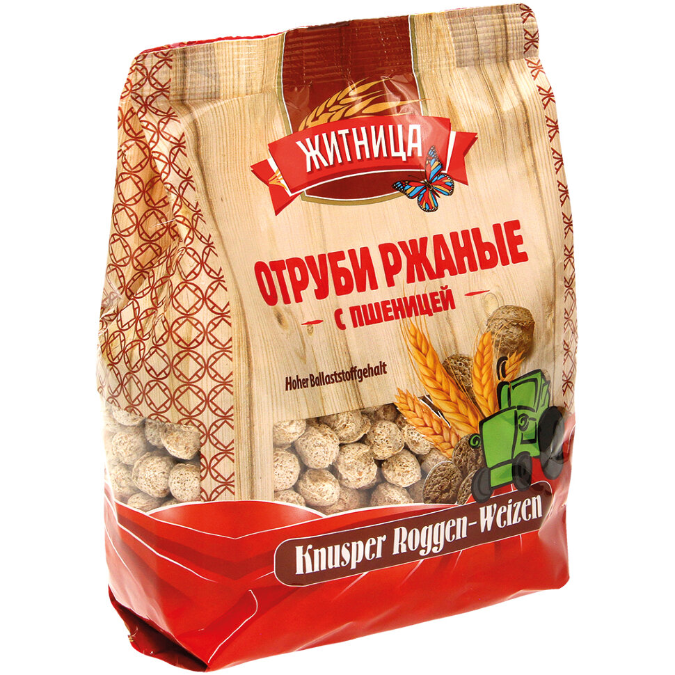 Отруби ржаные с пшеницей, 200 г