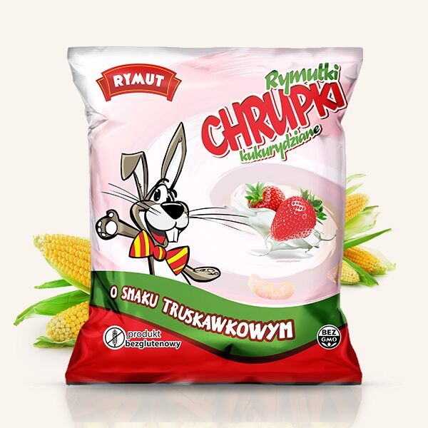 Кукурудзяні чіпси Rymut, полуниця, 90 г