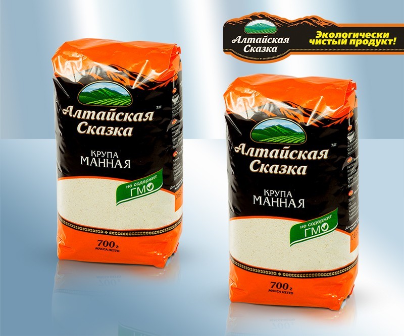 Крупа манная "Алтайская сказка", 700 г
